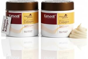 Karseell MACA CARE SYSTEM 2x Kollagen Hårmask Pack Djup Reparation Återfuktande Närande Återuppbyggande Anti Frizz Glans Mjuk