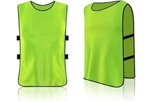 SANDYSEPTEMBER Gilet d'entraînement léger en polyester pour sports d'équipe pour basket-ball, football, rugby (6)