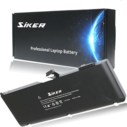SIKER batería del Ordenador portátil para Apple A1321 (Solamente para la versión 2009 2010) MacBook Pro 15 '', Cabe MB985 MB986J / A MC118 MB986