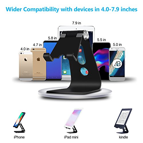 Multi-Winkel Handy StÃ¤nder, Phone StÃ¤nder, Handyhalterung, iPhone Dock, Wiege, Einstellbare Lade & Anti-Skid Handy Halter fÃ¼r Samsung, Tisch ZubehÃ¶r, Schreibtisch, E-Reader, andere Smartphone