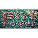 Produktbild Cara King Smart Blonde Girl Power Novelty Vanity Metal Bicycle License Plate Tag Sign