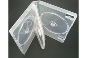 PANMER Boitier multiple 4 emplacements DVD / CD 27mm Spine(5)