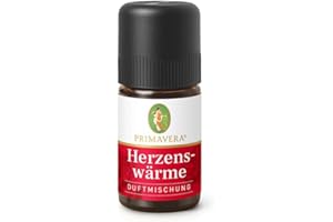 ‎PRIMAVERA PRIMAVERA Duftmischung Herzenswärme 5 ml - Rose, Vanille und Sandelholz - Aromaöl, Duftöl, ätherisches Öl Aromatherapie - harmonisierend - vegan