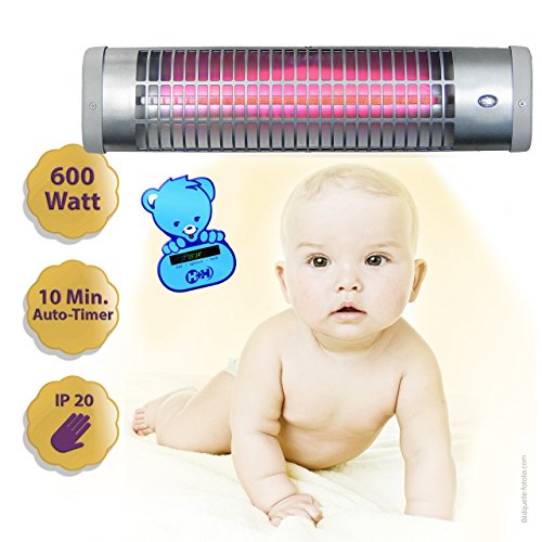 Der Neue Wickeltisch Heizstrahler mit Thermometer von H + H - 2