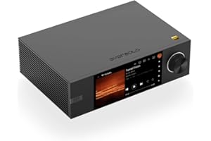 Eversolo DMP-A6, Streamer, amplificatore e network player tutto in uno, decodifica MQA, XMOS 316, DSD 512, PCM 768 kHz/32 bit, Bluetooth 5.0, aptX, HD, touchscreen HD da 6", con app dedicata