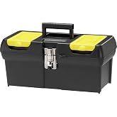 Stanley Millenium alet kutusu (16 in&ccedil;, &ccedil;ıkarılabilir raflı, iki d&uuml;zenleyici, metal kilit, plastik kapamalı 1-92-065
