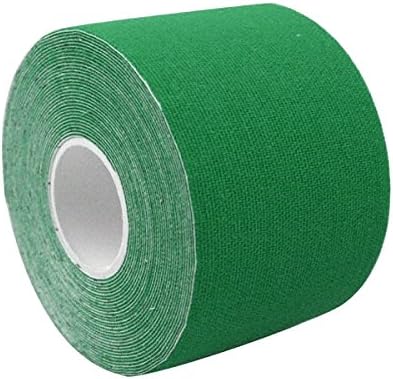 Active Athletics 5cm x 5m Kinesiology Tape 4 Rolls in 9 different colours, green