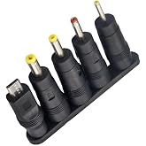 &Ccedil;oklu Yedek Adapt&ouml;r U&ccedil; &Ccedil;evirici (2.5x0.7mm - 4.8x1.7mm - 3.0x1.1mm - 4.0x1.7mm - Micro USB)