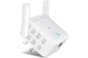 WiFi Booster Range Extender, WiFi Extender Booster 300Mbps 2.4GHz Wireless Internet Booster, Covers Up to 3650 Sq.ft and 35 Devices, KURUI-KO04