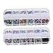 Contever® 12 Color Nail Art Decoration Glitters Rhinestones with 6000 Pieces in 2 boxes CRYSTAL