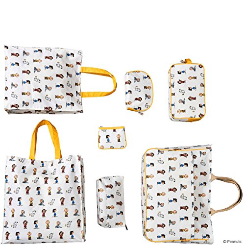 BUTLERS PEANUTS Einkaufstasche groß- Shopper – Baumwolle, PVC – 36x40x10 cm - 5