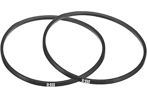 QUARKZMAN 2 Stück O-630 O-Typ Keilriemen 630mm/24,8" Innere Länge x 0,39" Breite x 0,24" Höhe Antriebsriemen, O-Typ Geschlossener Gummiantriebsriemen