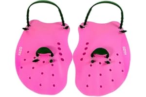 FUBESK Palette da nuoto in silicone per bambini, movimento fluido della corsa, vestibilità regolabile