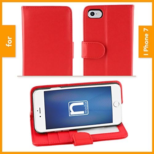iPhone 7 7S Case 4.7 inch Smart Leather Case – Flip Leather Case – Leather Phone Case with Credit Card Compartment for iPhone7 – Naruba Media