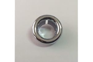 WITHOUT BRAND / GENERIC GHIERA TROPPO PIENO-BORCHIA PER LAVABO-BIDET-VASCA RICAMBIO CROMATA VARIE MISURE, Ø 24 mm.