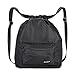 Produktbild ProCase Wasserdicht Turnbeutel, Qualität Drawstring Rucksack Unisex Sporttasche für Schwimmen, Surfen, Hot Spring, Reisen, Wandern und Camping -Schwarz