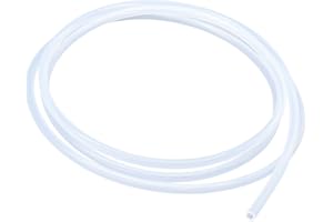 Silicone Tube Food Grade Hoses 3mm ID x 5mm OD 1.5m, LAVMHAB Flexible Silicone Rubber Tubing Water Air Pipes Clear