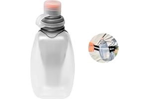 SKDFHOD Borraccia da corsa, 250 ml, borraccia sportiva, portatile, per l'approvvigionamento d'acqua, a prova di perdite, per cintura o gilet, ideale per corsa, escursionismo, ciclismo