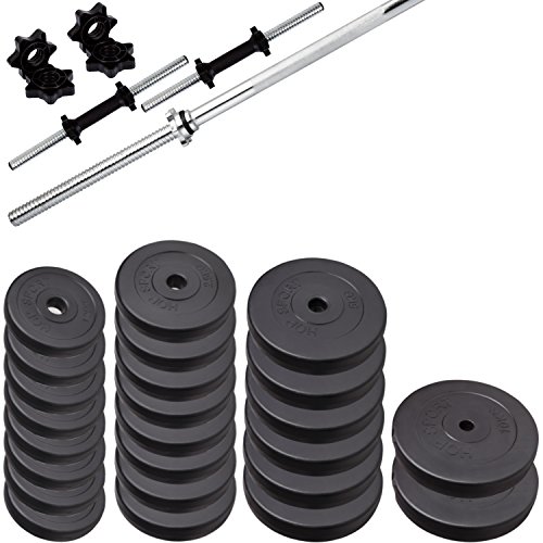 Hop-Sport Hantelbank Kraftstation 1070 mit Latzug und Lang- & Kurzhantel Gewichte 50kg bis 130kg - 2