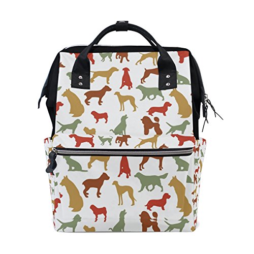 Preisvergleich Produktbild COOSUN Hundezucht-Nappy Wickeltasche Windel Rucksack mit Insulated Taschen Stroller Straps, großen Kapazitäts-Multi-Funktions-stilvoller Windel-Tasche für Mama Dad Außen Groß mehrfarbig