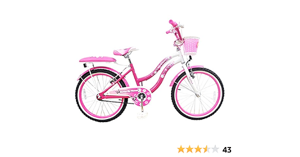 Mediawave Store Bicicletta Butterfly Flower Taglia 20 Bici per Bambina  510163 età 7-13 Anni : Sport e tempo libero