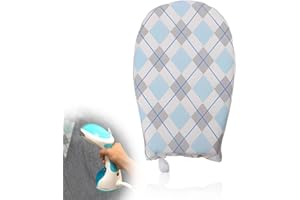 SULIUDAJI 1 Pezzo Guanti da Stiro per Vapore per Indumenti con Passante per Dita Guanto Anti Vapore Impermeabile Guanto per Vapore Guanto per Vapore per Indumenti Resistente al Calore