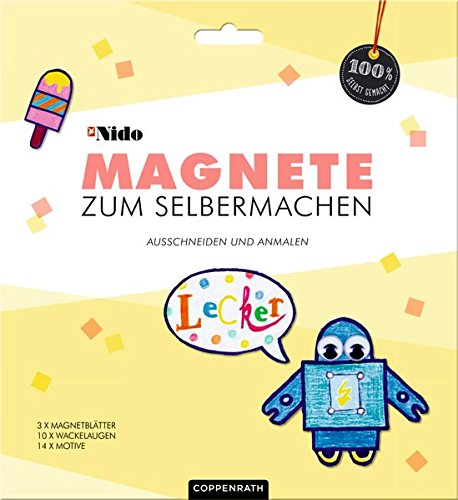 Preisvergleich Produktbild Magnete zum Selbermachen: Ausschneiden und Anmalen (100% selbst gemacht)