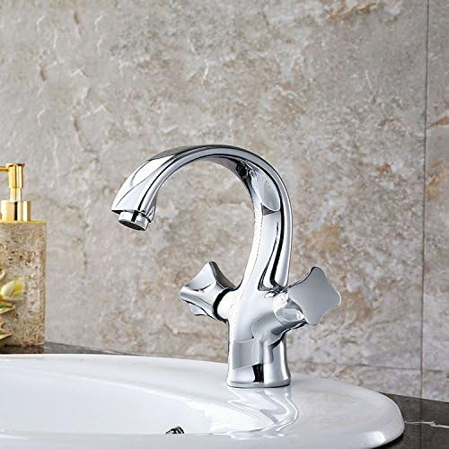 ZDHLfyxBasin Faucet Hot And Cold Basin Faucet Washbasin Hand Basin Water Tap Double Basin