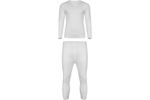 Stylo Online Kids Brushed Thermal Underwear Unisex Boys Girlds Long Johns Long Sleeve Shirts T Shirt Bottoms Trousers Tops Winter Warm Underwear Camping Ski Pants