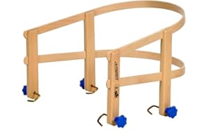 DOKADO Schlittenlehne Lehne Holzlehne Rückenlehne Holzschlitten Rodel Schlitten Davos