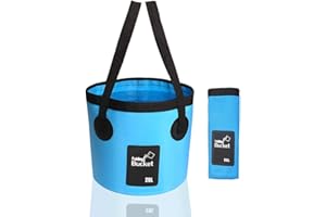 INHEMI Seau Pliables 20L, Sac à Eau Pliable, Portable Conteneur d'eau pour Laver Le Linge et la Vaisselle ou comme Bac a Eau