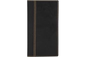 SECURIT - Portaconto Linea Trendy - Per Caffè, Ristoranti, Bar - Similpelle - 23x13 cm - Colore Nero