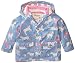 Hatley Baby Girls Infant Hearts and Horses Raincoat, Blue, 9-12 Months (Manufacturer Size:6-12 Months)