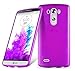 Produktbild Cadorabo Hülle für LG G3 - Hülle in LILA – Handyhülle aus TPU Silikon in gebürsteter Edelstahloptik (Brushed) Silikonhülle Schutzhülle Soft Back Cover Case Bumper