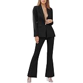 Damen Hosenanzug 2-teilig – Eleganter Blazer Mit Hose, Slimfit, Aus Polyester, Für Business & Freizeit
