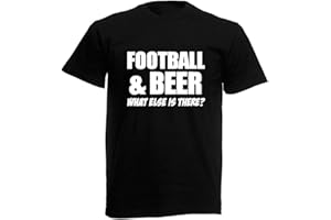 loltops Football and Beer Men's Funny Joke T-Shirt