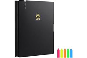 SIQITECHUK A4 Music File Folder 60Pages Sheet Music Folder Loose-Leaf Binder Music Score Folder Modify Paper Documents Folder Organizer for Choir Band Concert (Black)