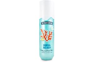 MS MÓVIL SHOP The Fruit Company Hair & Body Mist 200ml | Aroma Sorbete de Mora y Pera | Coral Beach – Hidrata y Refresca tu Cuerpo y Cabello.