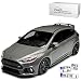 Produktbild Ford Focus RS Grau 5 Türer 3. Generation Ab 2015 Nr 779 1/18 Otto Modell Auto mit individiuellem Wunschkennzeichen