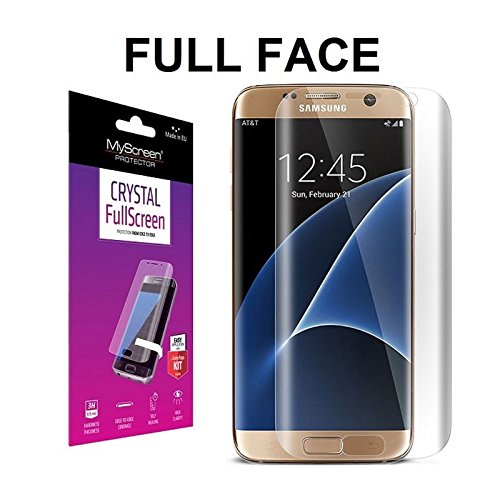 Preisvergleich Produktbild myScreen Protector – Hartglas Displayschutzfolie Crystal Fullscreen – 0.15 mm Härtegrad 3H – Schützt Teil BC – für Samsung Galaxy S7 Edge