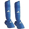 adidas WKF Karate Shin Protector And Removable Instep Pads. Martial Arts Training, Sparring, Fighting, Practice.