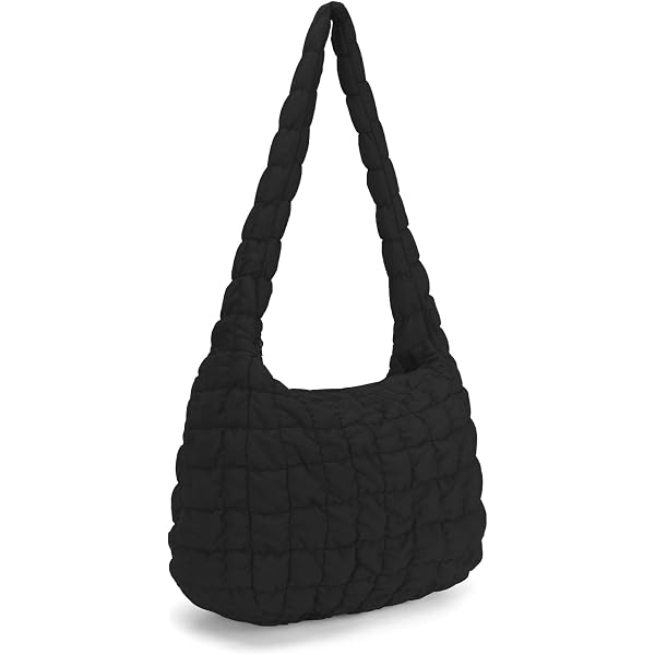 Fozehlad Women's Puffy Quilted Tote Bag - Large Hobo Purse & Shoulder Bag