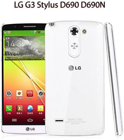 Heartly Imak Crystal Clear Hot Transparent Thin Hard Best Back Case Cover for LG G3 Stylus D690 D690N (Not for LG G3)