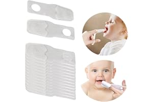 AGDLLYD 50 Pack Baby Finger Shields,Disposable Baby Diaper Rash Cream Applicator,Oral Finger Toothbrush Infant Mouth Cleaner for Baby Newborn Infant Pet