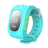  Hangang GPS Smart Watch Locator localisateur GPS Tracker for Child (Blue)