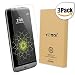 Produktbild LG G5 Schutzfolien [3D Full Coverage],YOOTECH [3 Stück] [Hoch Definition Klar] Transparent Anti-Blase und Anti-Fingerabdruck Folien Schutzfolien Nicht-Klebrig Rückstand Screen Protector für LG G5
