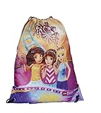  Lego Vline Friends Funpark Turnbeutel, 39 cm, 7 liters, Rosa