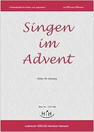 Singen im Advent Gesang : 9 Adventslieder für Kinder- und Jugendchor
