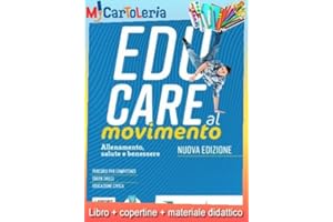 REBILLO EDUCARE AL MOVIMENTO VOLUME ALLENAMENTO SALUTE E BENESSERE + GLI SPORT (9788839304087) + copertine + Il tuo libro scolastico copertinato con articoli di cartoleria per la scuola