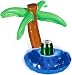 Produktbild Aufblasbar Getränke Dose Halter Island Mit Palm Baum Drink Sommer Bade Schwimmbad Bier Spielzeug Boot-startseite Schwimmende Whirlpool